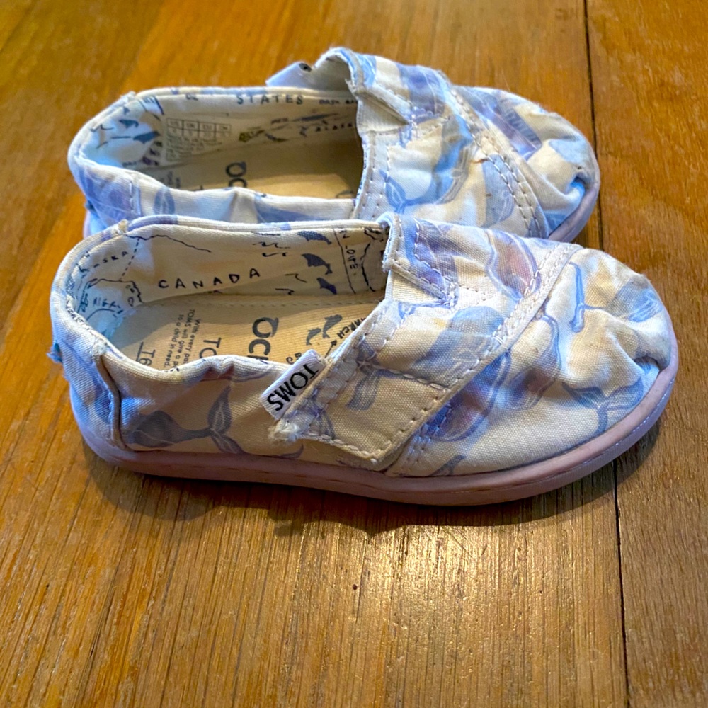TOMS Toddler Oceana Canvas Slip On Shoes
